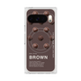 Premium Square Case with Pixelsnap［ BROWN-Chocolate ］