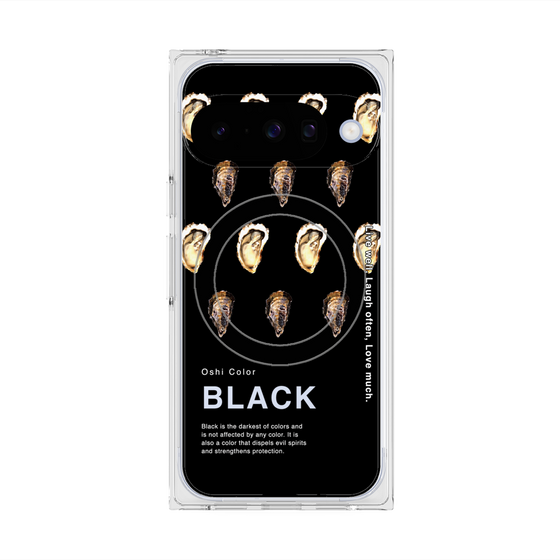 Premium Square Case with Pixelsnap［ BLACK-Oyster ］