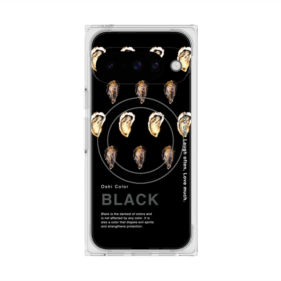 Premium Square Case with Pixelsnap［ BLACK-Oyster ］