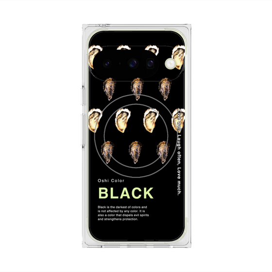 Premium Square Case with Pixelsnap［ BLACK-Oyster ］