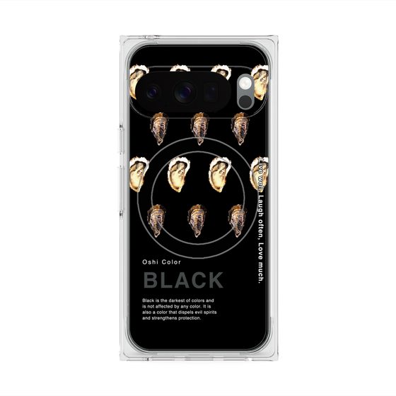 Premium Square Case with Pixelsnap［ BLACK-Oyster ］