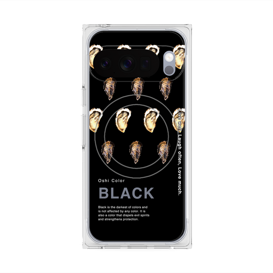 Premium Square Case with Pixelsnap［ BLACK-Oyster ］