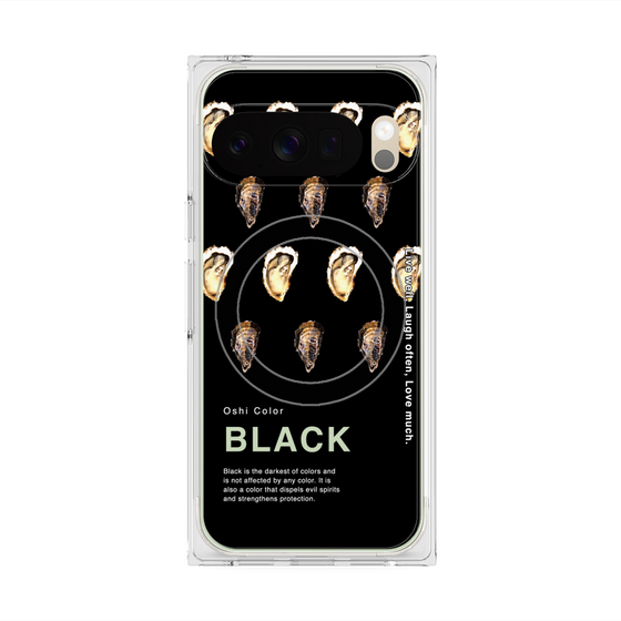 Premium Square Case with Pixelsnap［ BLACK-Oyster ］