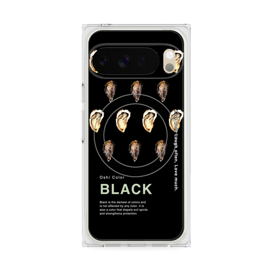 Premium Square Case with Pixelsnap［ BLACK-Oyster ］