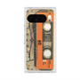 Premium Square Case with Pixelsnap［ RETORO CASSETTE TAPE - Skeleton Orange ］