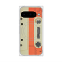 Premium Square Case with Pixelsnap［ RETORO CASSETTE TAPE - Opacity White ］