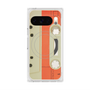 Premium Square Case with Pixelsnap［ RETORO CASSETTE TAPE - Opacity White ］