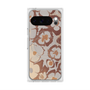Premium Square Case with Pixelsnap［ y2k(Year2000) - Flower - Pink Beige ］