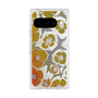 Premium Square Case with Pixelsnap［ y2k(Year2000) - Flower - Yellow Gray ］