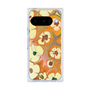 Premium Square Case with Pixelsnap［ y2k(Year2000) - Flower - Orange Pink ］