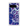 Premium Square Case with Pixelsnap［ y2k(Year2000) - Flower - Rich Purple ］