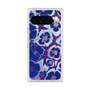 Premium Square Case with Pixelsnap［ y2k(Year2000) - Flower - Rich Purple ］