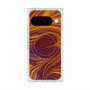 Premium Square Case with Pixelsnap［ y2k(Year2000) - Heart - High contrast Orange ］