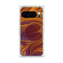 Premium Square Case with Pixelsnap［ y2k(Year2000) - Heart - High contrast Orange ］