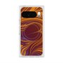 Premium Square Case with Pixelsnap［ y2k(Year2000) - Heart - High contrast Orange ］