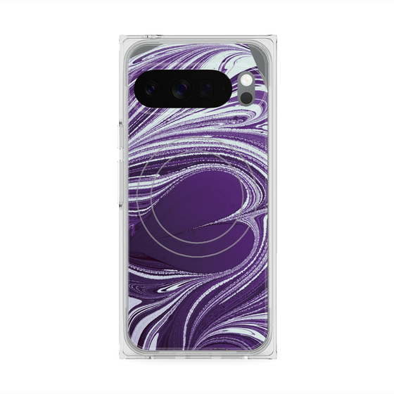 Premium Square Case with Pixelsnap［ y2k(Year2000) - Heart - Rich Purple ］