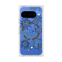 Premium Square Case with Pixelsnap［ PAINTING SMILE Blue ］
