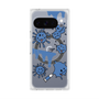 Premium Square Case with Pixelsnap［ PAINTING SMILE Blue ］