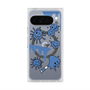 Premium Square Case with Pixelsnap［ PAINTING SMILE Blue ］