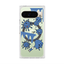 Premium Square Case with Pixelsnap［ PAINTING SMILE Blue ］