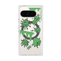Premium Square Case with Pixelsnap［ PAINTING SMILE Green ］