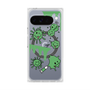 Premium Square Case with Pixelsnap［ PAINTING SMILE Green ］