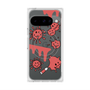 Premium Square Case with Pixelsnap［ PAINTING SMILE Red ］