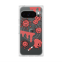 Premium Square Case with Pixelsnap［ PAINTING SMILE Red ］