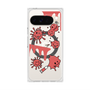 Premium Square Case with Pixelsnap［ PAINTING SMILE Red ］