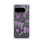 Premium Square Case with Pixelsnap［ PAINTING SMILE Purple ］