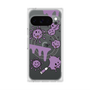 Premium Square Case with Pixelsnap［ PAINTING SMILE Purple ］