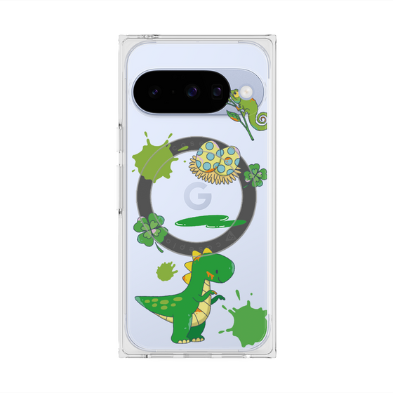 Premium Square Case with Pixelsnap［ DRAWING PAPER Green ］