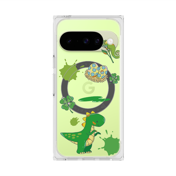 Premium Square Case with Pixelsnap［ DRAWING PAPER Green ］