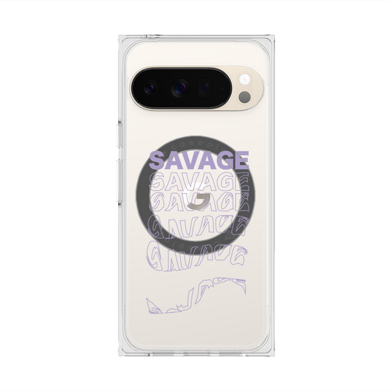 Premium Square Case with Pixelsnap［ SAVAGE Purple ］