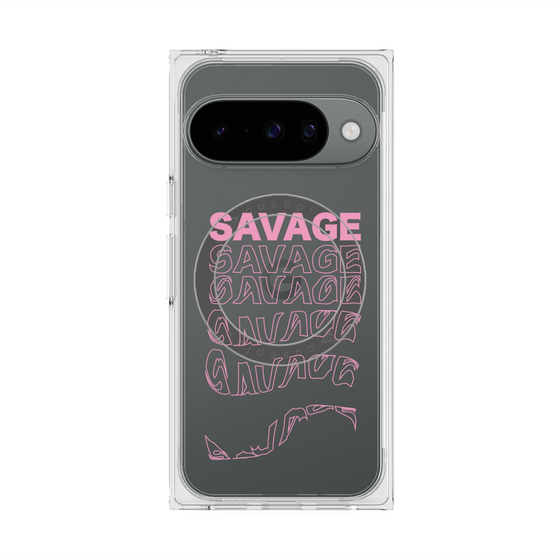 Premium Square Case with Pixelsnap［ SAVAGE Pink ］