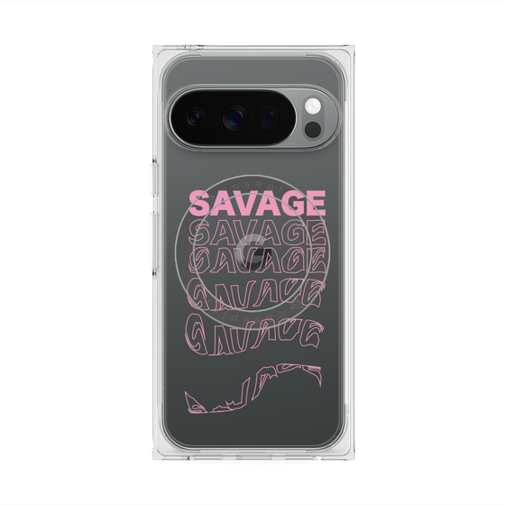 Premium Square Case with Pixelsnap［ SAVAGE Pink ］