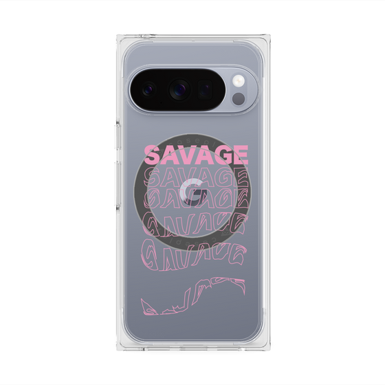 Premium Square Case with Pixelsnap［ SAVAGE Pink ］