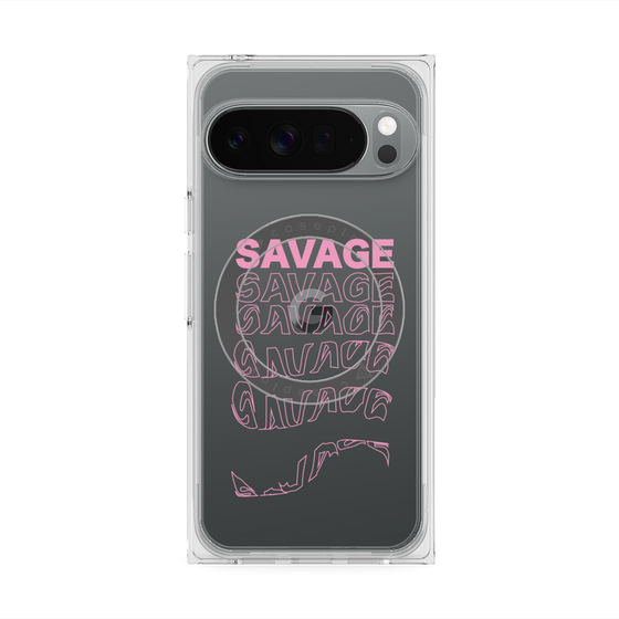 Premium Square Case with Pixelsnap［ SAVAGE Pink ］