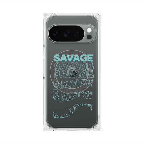 Premium Square Case with Pixelsnap［ SAVAGE Blue ］