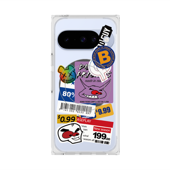 Premium Square Case with Pixelsnap［ Demon Friends Sticker .1 ］