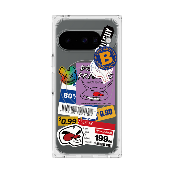 Premium Square Case with Pixelsnap［ Demon Friends Sticker .1 ］