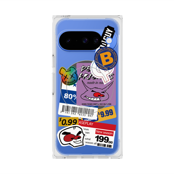 Premium Square Case with Pixelsnap［ Demon Friends Sticker .1 ］