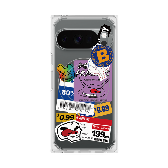 Premium Square Case with Pixelsnap［ Demon Friends Sticker .1 ］