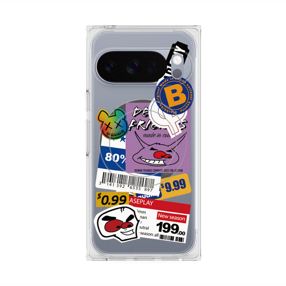 Premium Square Case with Pixelsnap［ Demon Friends Sticker .1 ］