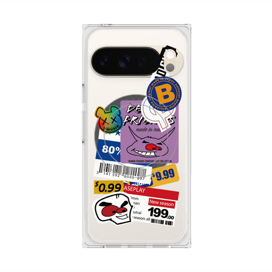 Premium Square Case with Pixelsnap［ Demon Friends Sticker .1 ］