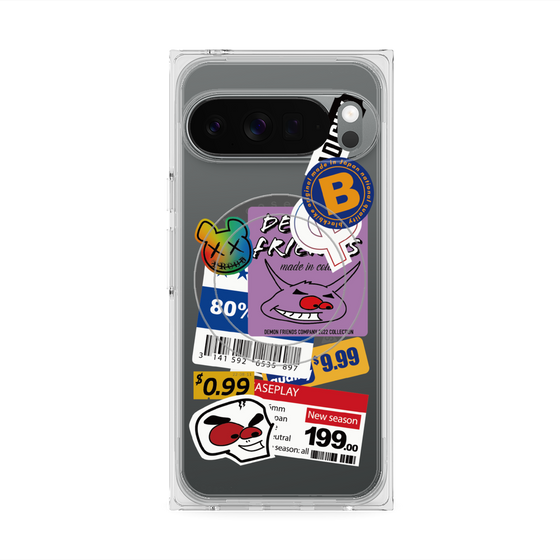 Premium Square Case with Pixelsnap［ Demon Friends Sticker .1 ］
