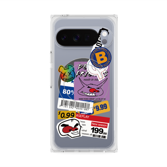 Premium Square Case with Pixelsnap［ Demon Friends Sticker .1 ］