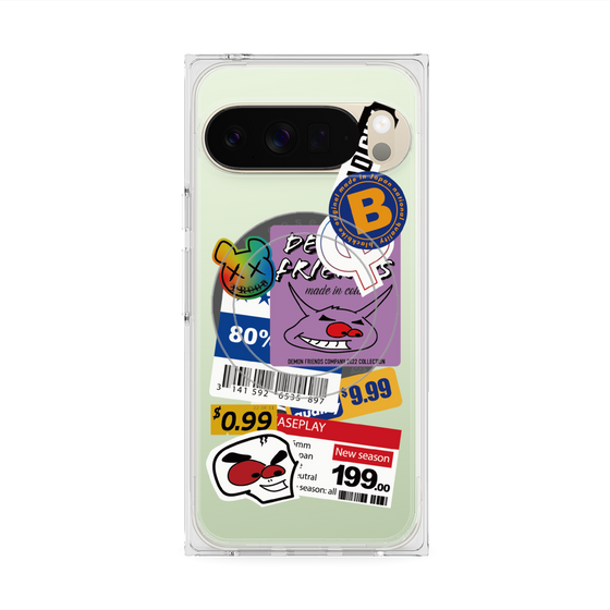 Premium Square Case with Pixelsnap［ Demon Friends Sticker .1 ］