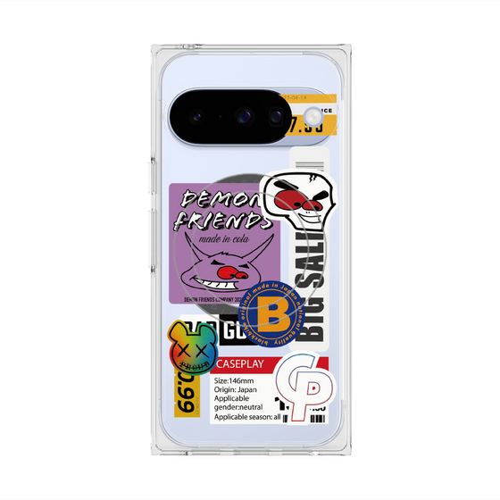 Premium Square Case with Pixelsnap［ Demon Friends Sticker .4 ］