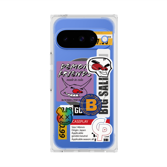 Premium Square Case with Pixelsnap［ Demon Friends Sticker .4 ］